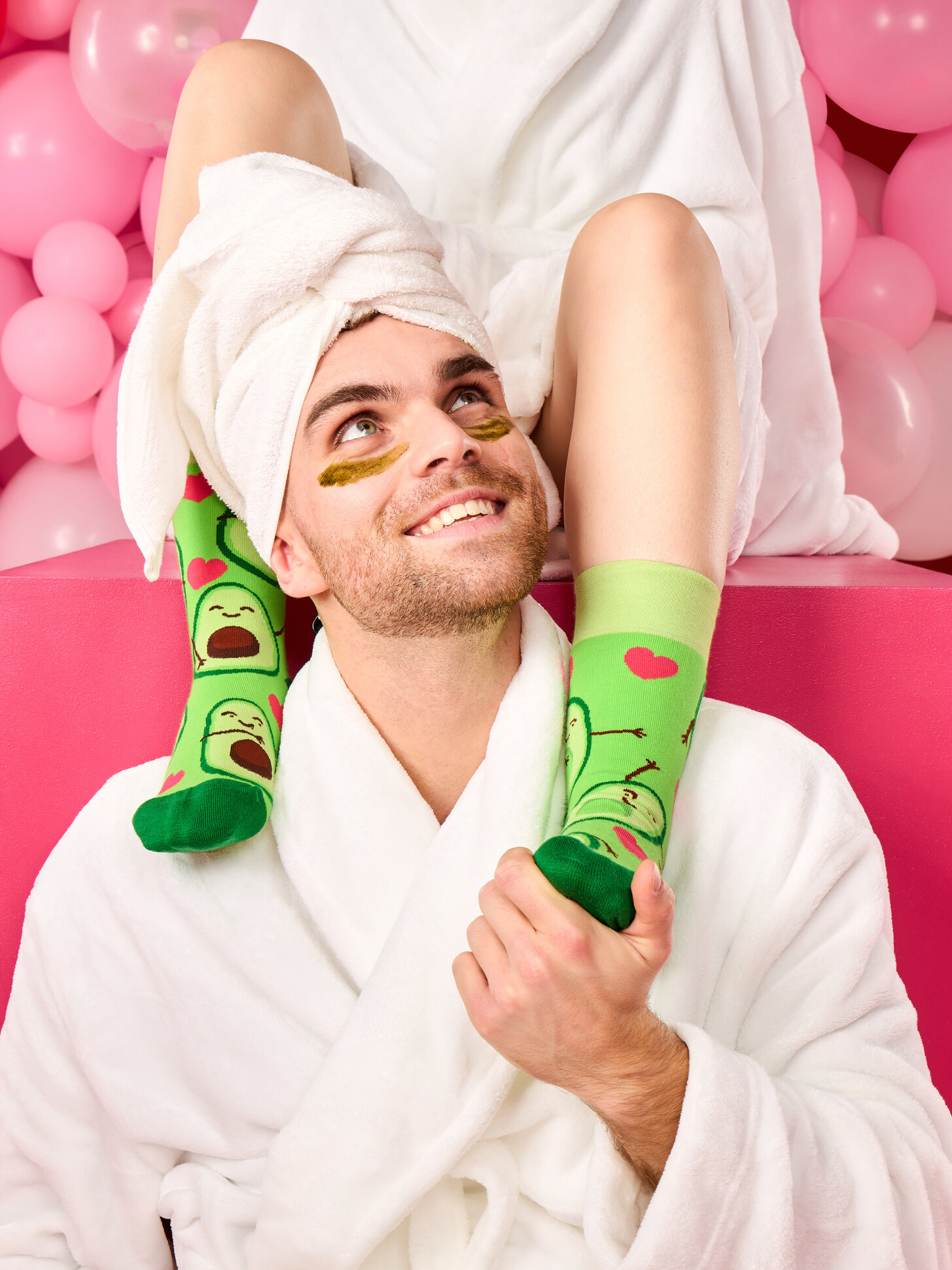 Lustige Socken Mit Avocado Design - LGBTQ Pride Regenbogen Für Männer & Frauen