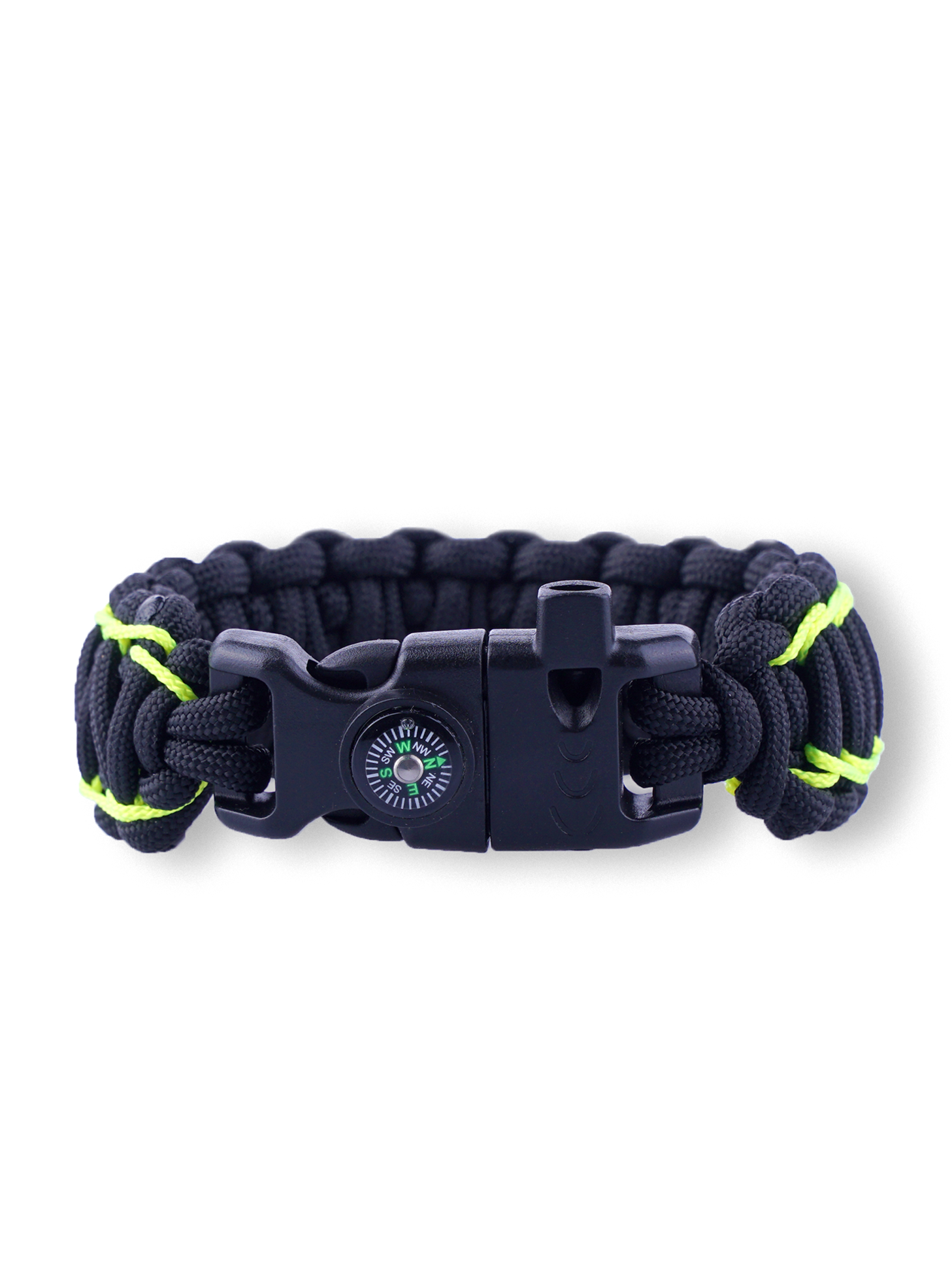 Gelbes und schwarzes Paracord-Armband Biker | Dedoles
