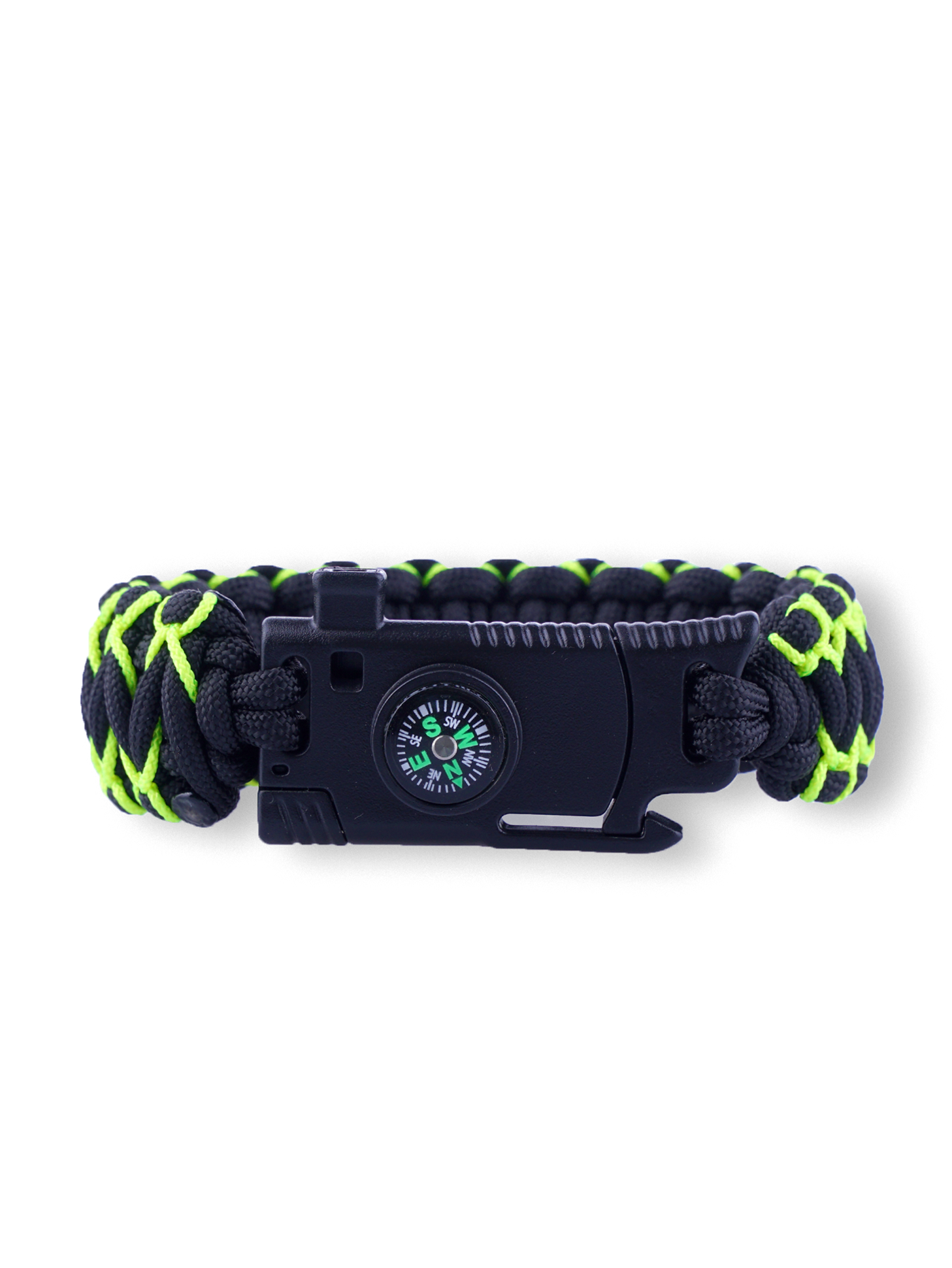 Gelbes und schwarzes Paracord-Armband Warrior | Dedoles