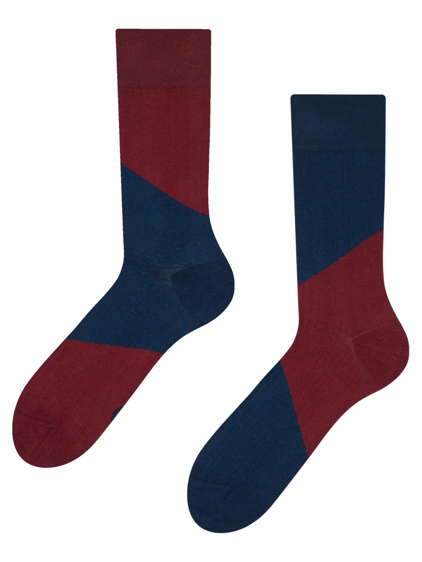 Dark Blue Regular Socks ZigZag Dedoles