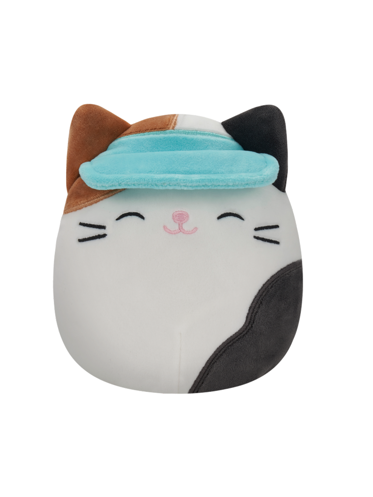 Squishmallows Cam the Calico Cat with Visor, 20 cm Dedoles