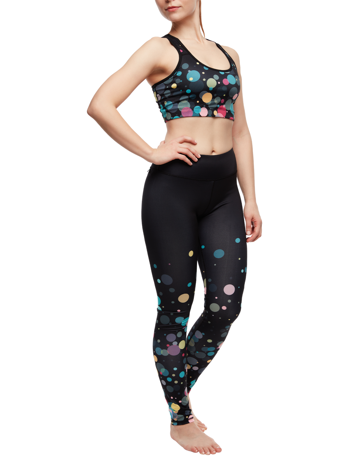 Gym Leggings Rainy Lights Dedoles