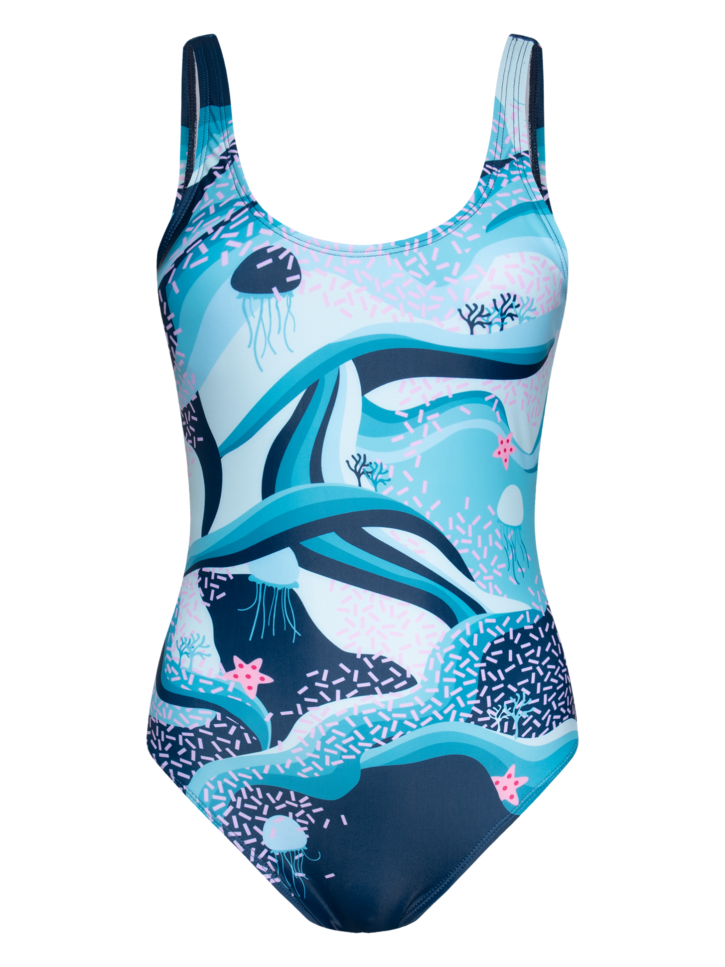 Women's One-piece Swimsuit Underwater World | Dedoles