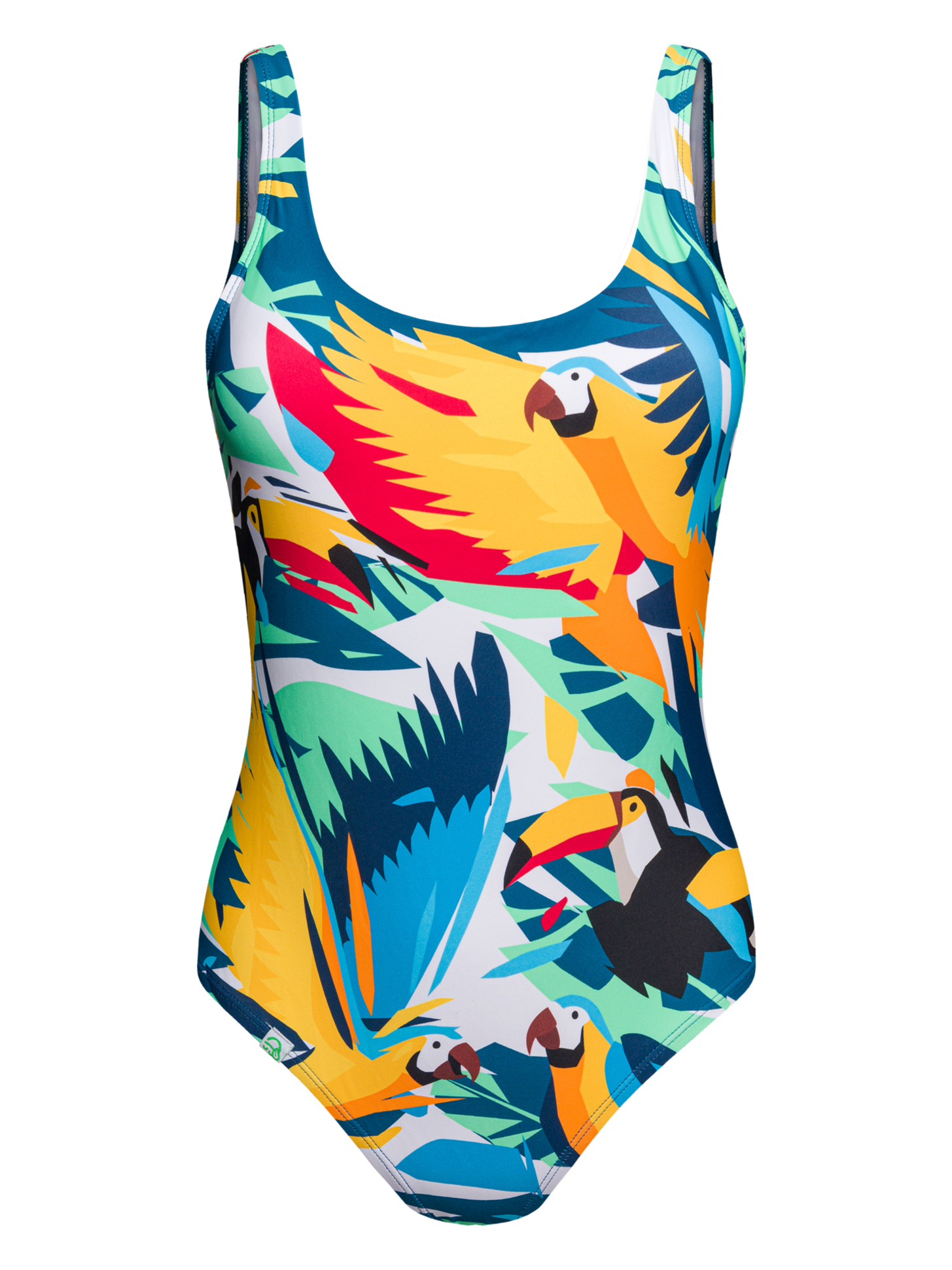 Maillot de bain une pièce rigolo Oiseaux tropicaux Dedoles