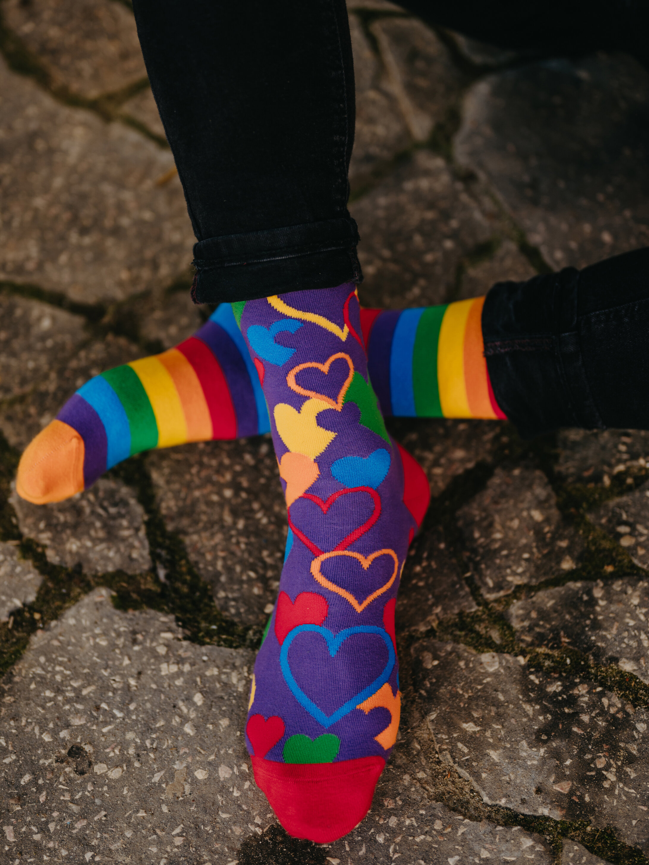 Lustige Socken Bunte Liebe Dedoles