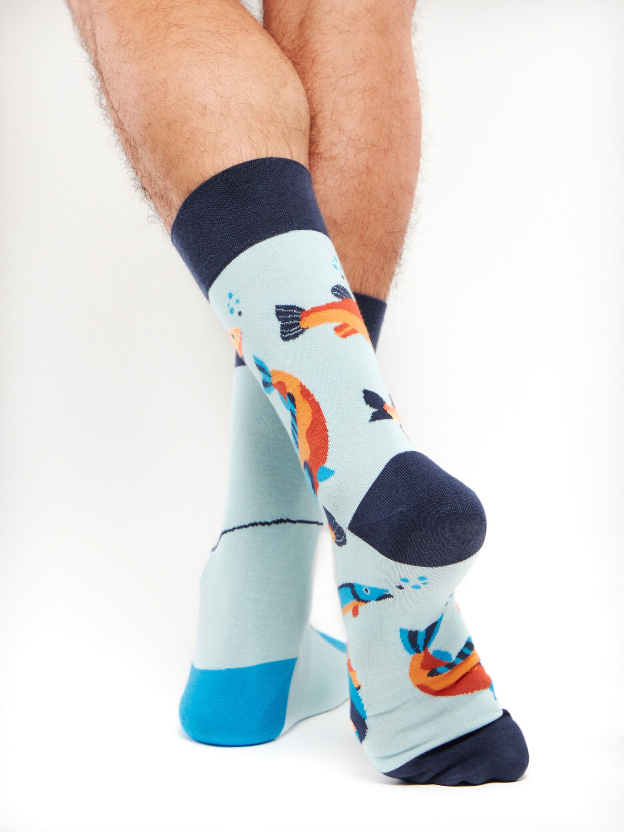 Chaussettes Waynewood Concepts Fishy Feet - Poisson Clown Orange - Taille Unique
