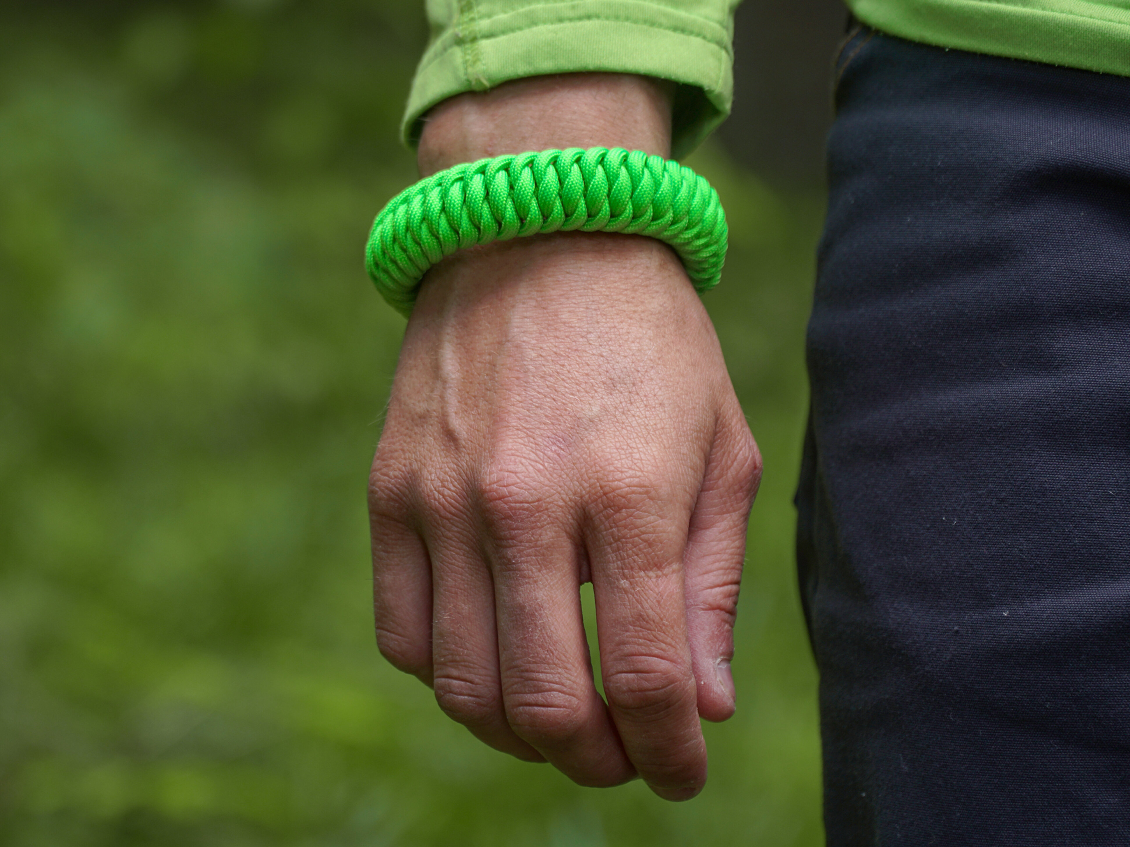 Bracelet en paracorde vert String Dedoles