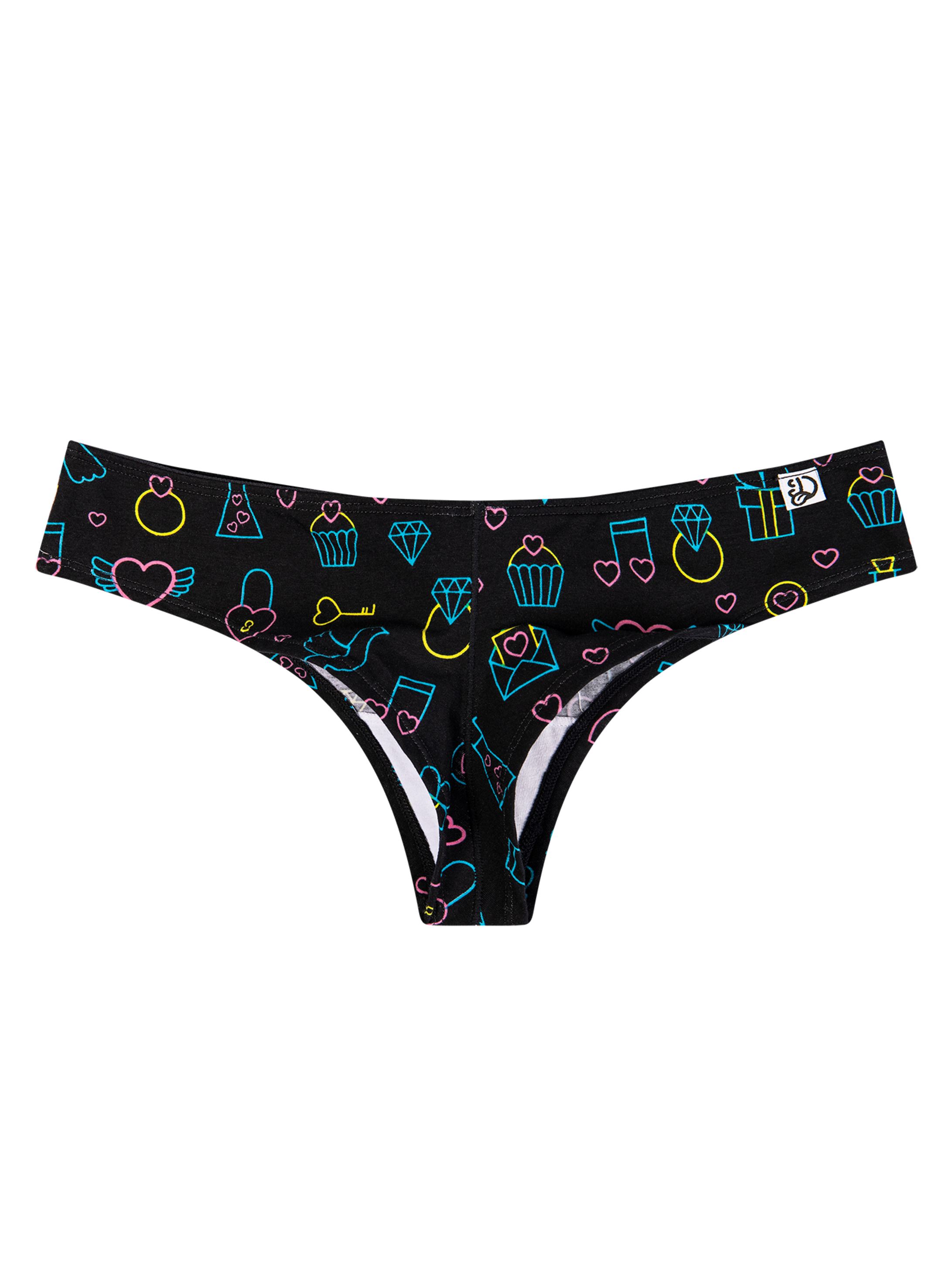 Women's Brazilian Panties Neon Love Dedoles