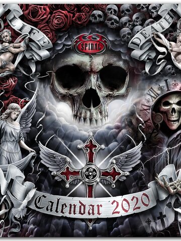 Hledáte originální a neobvyklý dárek? Obdarovaného zaručeně překvapí Kalendář 2020 Spiral Direct Dark arts