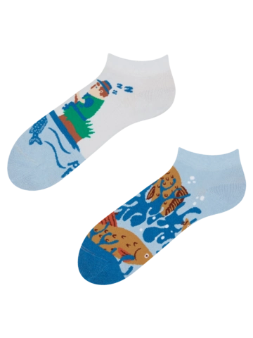 Výnimočný darček od Dedoles Veselé členkové ponožky Rybolov