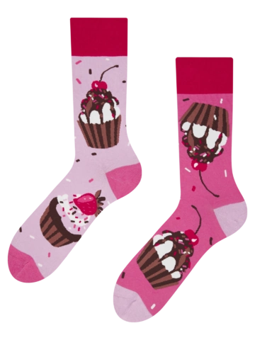 Lifestyle foto Vesele čarape Ružičasti kolačići