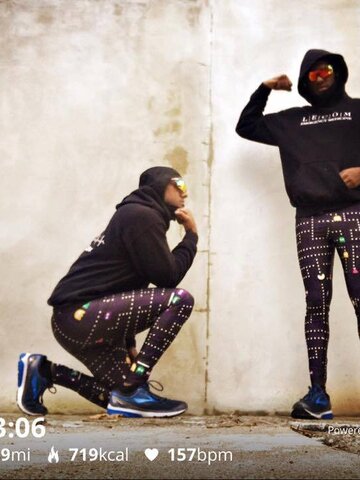 Ajándék tipp Férfi sportos leggings Pacman