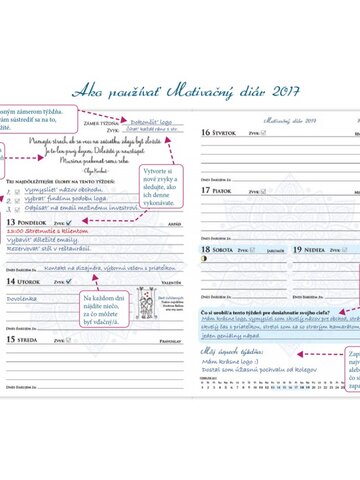 Zľava Motivačný diár 2017