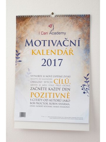 Hledáte originální a neobvyklý dárek? Obdarovaného zaručeně překvapí Nástěnný motivační kalendář 2017