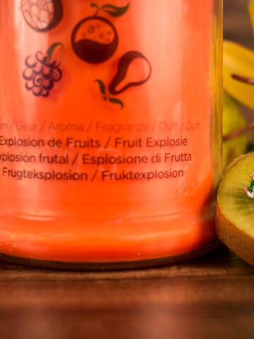 Sleva Ovocní Exploze – svíčka s prstýnkem (800g)