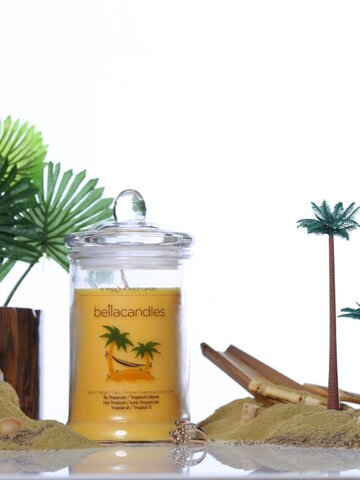 Hľadáte originálny a nezvyčajný darček? Obdarovaného zaručene prekvapí Tropický Ostrov – sviečka s prstenom (630 g)