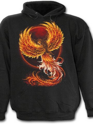 Lifestyle foto Mikina s kapucí Ohnivý fénix