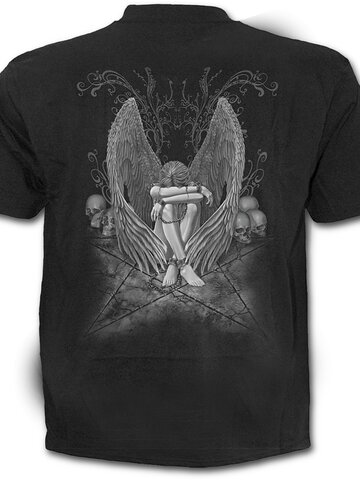 Pre dokonalý a originálny outfit Čierne tričko Krídla anjela