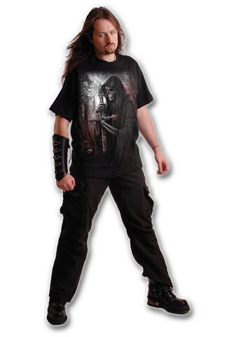 Potěšte se tímto kouskem Dedoles Tričko Plus size s krátkým rukávem Rytíř smrti