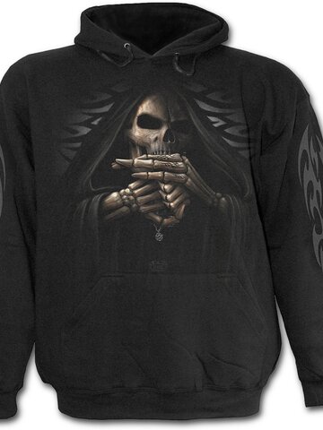 Lifestyle-Foto Sweatshirt mit Kapuze Fingerknochen