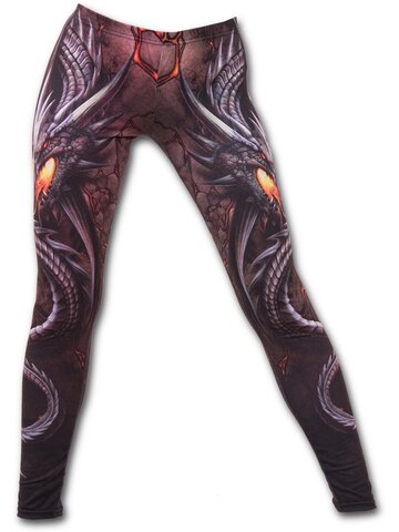 Výnimočný darček od Dedoles Dámske legíny Dračí vzor