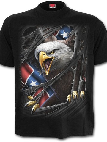 Sleva Tričko plus size Orel v útoku