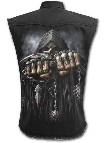 Lifestyle-Foto Hemd ohne Ärmel Wütende Fäuste