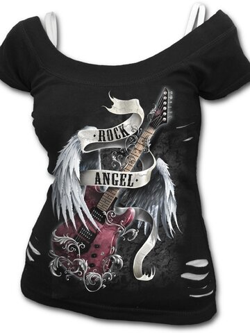 Eredeti és szokatlan ajándékot keres? a megajándékozottat garantáltan meglepi Mennyei zene 2 az 1-ben női póló