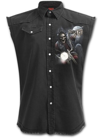 Szerezzen magának örömet ezzel a Dedoles darabbal Motoros nagy méretű ujjatlan ing