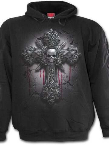 Kedvezmény Kapucnis pulóver Félelem karjai