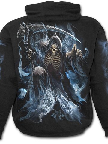 Lifestyle foto Mikina s kapucňou Duch kostlivca
