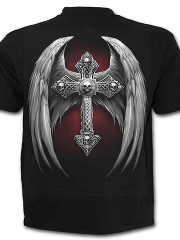 Výprodej Tričko černé Modlitba anděla