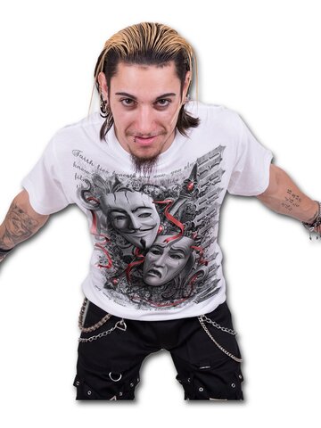 Tip na darček Tričko biele Masky