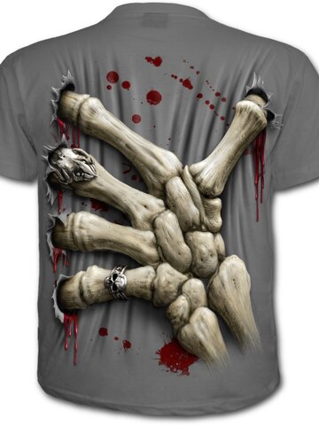 Pre dokonalý a originálny outfit T-Shirt Grey Death Grip