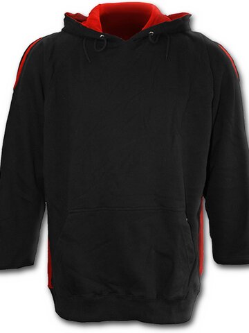 Pre dokonalý a originálny outfit Čierna pánska mikina klokanka