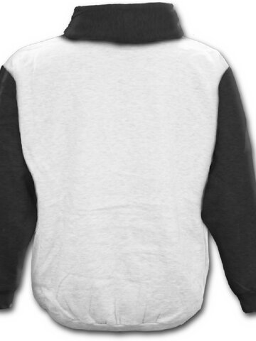 Výnimočný darček od Dedoles Čierno-biela pánska mikina klokanka