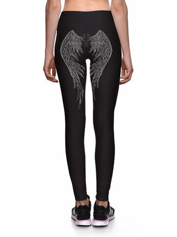 Tip na darček Дамски спортен еластичен клин Ангелски криле