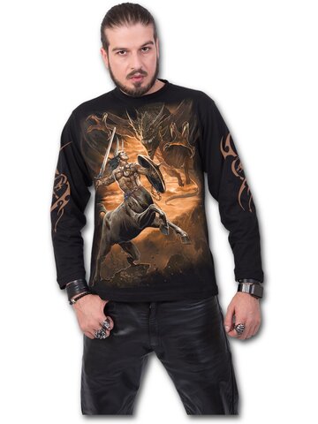 pro dokonalý a originální outfit Dlouhý rukáv s motivem Kentaur bojovník