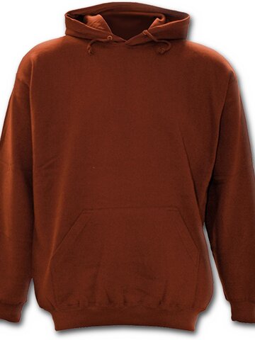 Zľava Hnedá pánska mikina s kapucňou