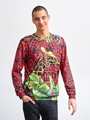 Zľava Mikina bez kapucne Červená žirafa