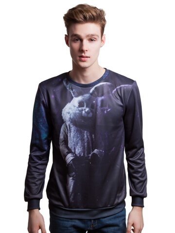 Výjimečný dárek od Dedoles Mikina bez kapuce Děsivý králík