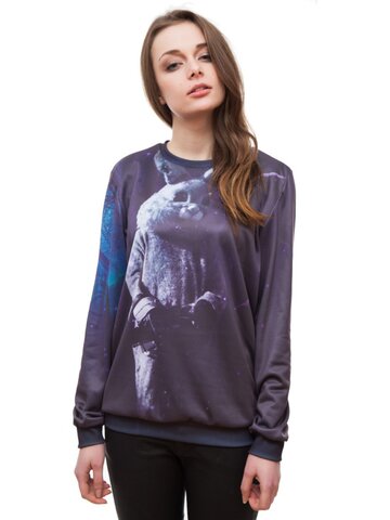 pro dokonalý a originální outfit Mikina bez kapuce Děsivý králík