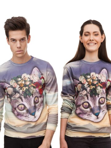 Lifestyle foto Mikina bez kapucne Mačacia kráľovná