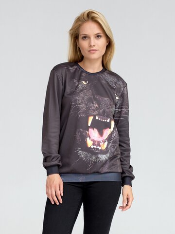 Lifestyle foto Mikina bez kapucne Rozzúrený panter