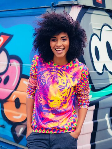 Obrázok produktu Суичър без качулка Луд тигър