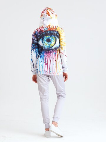 Výnimočný darček od Dedoles Суичър с цип Цветове и окото