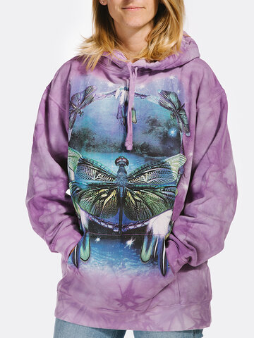 Kedvezmény Kapucnis pulóver Álomfogó szitakötővel