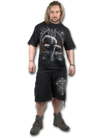 Potešte sa týmto kúskom Dedoles Pánske nohavice - krátke s motívom Gotický kríž