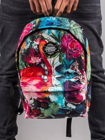 Foto Hátizsák Flamingó a réten