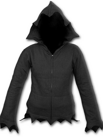 Obrázok produktu Šedá mikina na zips s kapucňou